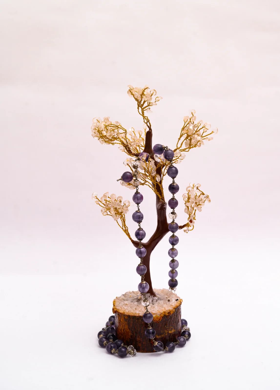 Pure Amethyst Japa Mala