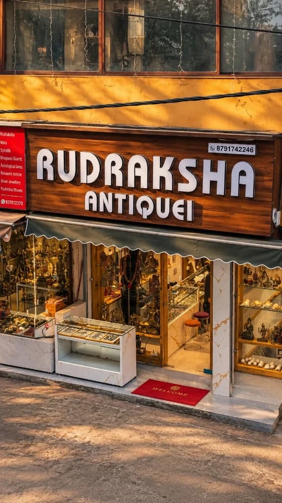 Rudraksha Antiquei store in Rishikesh